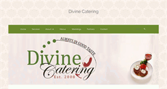 Desktop Screenshot of divine-catering.com
